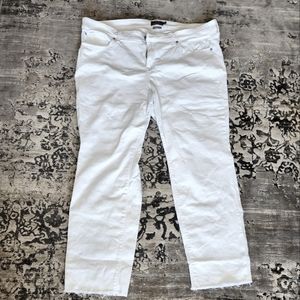Crisp white jeans